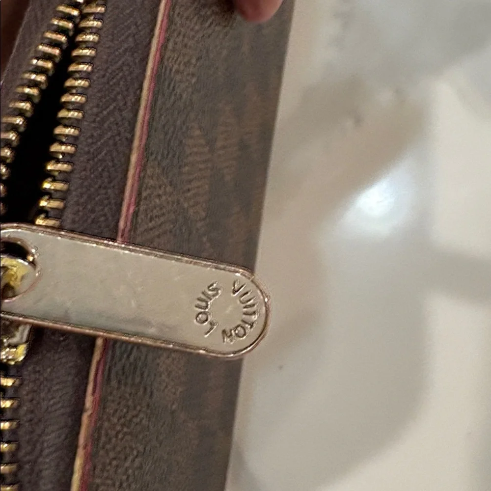 Project Wallet Louis Vuitton Brown Textured Wallet (Project wallet) - Picture 7 of 9